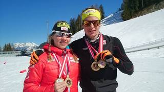 Nathalie Schwarz und Bernhard Tritscher - Foto ÖSV